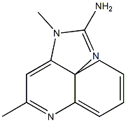 2-AMINO-3,5-DIMETHYLIMIDAZO(4,5-D)QUINOLINE Struktur