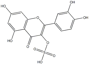 QUERCETINSULFATE Struktur