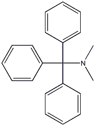 DIMETHYLAMINOTRIPHENYLMETHANE Struktur