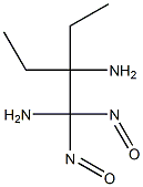 DINITROSODIETHYLETHYLENEDIAMINE Struktur