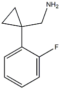 [1-(2-Fluoro-phenyl)cyclopropyl]methylamine Struktur