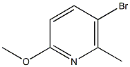 5-Bromo-2-methoxy-6-picoline Struktur