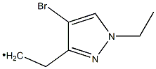 (4-Bromo-1-ethyl-1H-pyrazol-3-ylmethyl)-methyl- Struktur