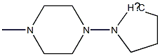 (4-Methyl-piperazin-1-yl)-(S)-pyrrolidin-2-yl- Struktur