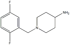 1-(2,5-difluorobenzyl)piperidin-4-amine Struktur