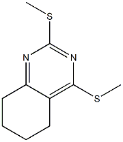 2,4-bis(methylsulfanyl)-5,6,7,8-tetrahydroquinazoline Struktur