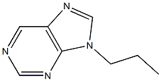 9-propyl-9H-purine Struktur