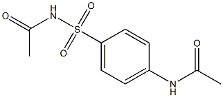 N1,N4-Diacety Sulphanilamide Struktur