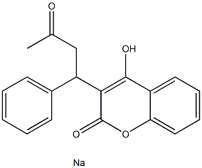 WARFARIN SODIUM ANHYDROUS Struktur