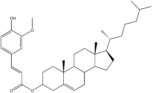 Cholesteryl ferulate Struktur