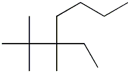 2,2,3-trimethyl-3-ethylheptane Struktur