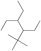 2,2-dimethyl-3,4-diethylhexane Struktur