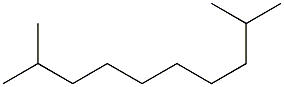 2,9-dimethyldecane Struktur