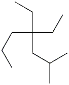 2-methyl-4,4-diethylheptane Struktur