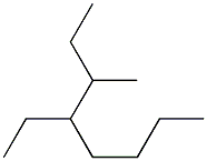 3-methyl-4-ethyloctane Struktur