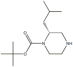 (R)-N1-BOC-2-ISOBUTYLPIPERAZINE Struktur