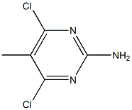 2-AMINO-5-METHYL-4,6-DICHLOROPYRIMIDINE Struktur