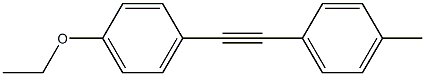 1-ETHOXY-4-[(4-METHYLPHENYL)ETHYNYL]BENZENE Struktur