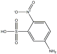 5-AMINO-2-NITROBENZENE SULPHONIC ACID Struktur