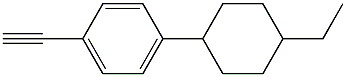 1-ETHYNYL-4-(4-ETHYLCYCLOHEXYL)BENZENE Struktur