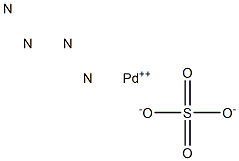 PALLADIUM TETRAMINE SULFATE Struktur