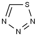 thiatriazole Struktur