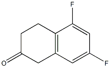 5,7-DIFLUORO-B-TETRALONE Struktur