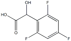 2,4,6-TRIFLUOROMANDELIC ACID Struktur