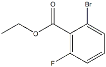 2-BROMO-6-FLUOROBENZOIC ACID ETHYL ESTER Struktur