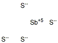 Antimony tetrasulfide Struktur