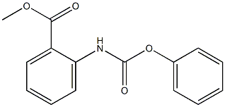 METHYL 2-[(PHENOXYCARBONYL)AMINO]BENZOATE Struktur