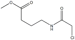 METHYL 4-[(CHLOROACETYL)AMINO]BUTANOATE Struktur