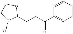 3''-CHLORO-3-(1,3-DIOXOLAN-2-YL)PROPIOPHENONE 96% Struktur