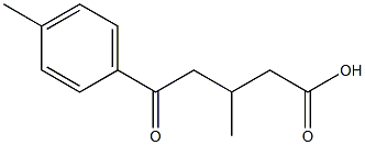 5-(4-METHYLPHENYL)-3-METHYL-5-OXOVALERIC ACID 95% Struktur