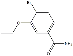 4-BROMO-3-ETHOXYBENZAMIDE Struktur