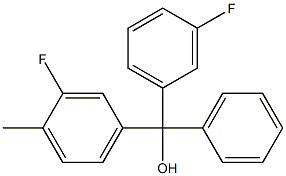 3,3''-DIFLUORO-4''-METHYLTRITYL ALCOHOL 95% Struktur