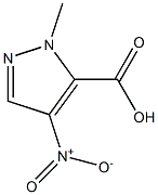 2-METHYL-4-NITRO-2H-PYRAZOLE-3-CARBOXYLIC ACID 99% Struktur