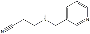 3-[(3-PYRIDINYLMETHYL)AMINO]PROPANENITRILE Struktur