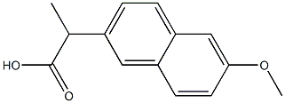 (+ -)-2-(6-METHOXY-2-NAPHTHYL)PROPIONIC ACID 98+% Struktur