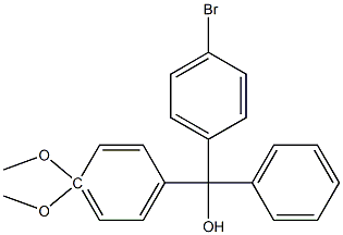 4-BROMO-4'',4''-DIMETHOXYTRITYL ALCOHOL 95% Struktur