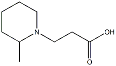 3-(2-METHYLPIPERIDIN-1-YL)PROPANOIC ACID Struktur