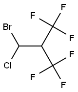 3-BROMO-3-CHLORO-2-(TRIFLUOROMETHYL)-1,1,1-TRIFLUOROPROPANE, 97% MIN. Struktur