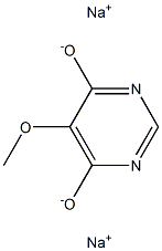 4,6-DIHYDROXY-5-METHOXYPYRIMIDINE DISODIUM SALT Struktur