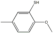 2-METHOXY-5-METHYLTHIOPHENOL 97% Struktur