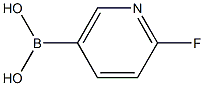 2-FLUOROPYRIDINE-5-BORONIC ACID 98% Struktur