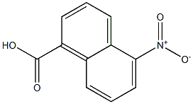 5-Nitro-1-naphthalenecarboxylic acid Struktur