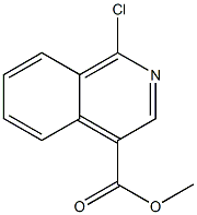 1-CHLORO-ISOQUINOLINE-4-CARBOXYLIC ACID METHYL ESTER Struktur