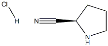 (R)-2-PYRROLIDINONITRILEHCL Struktur