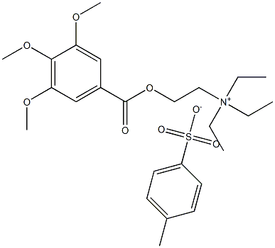 Troxonium Tosylate Struktur