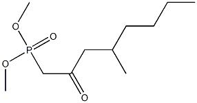 DIMETHYL 2-OXO-4-METHYLOCTYLPHOSPHONATE Struktur